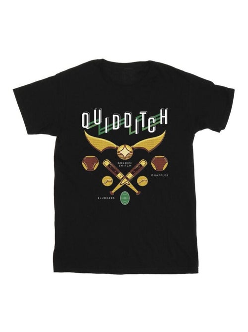 Harry Potter - T-shirt QUIDDITCH BLUDGERS QUAFFLES - Kiabi Harry Potter - T-shirt QUIDDITCH BLUDGERS QUAFFLES - Kiabi
