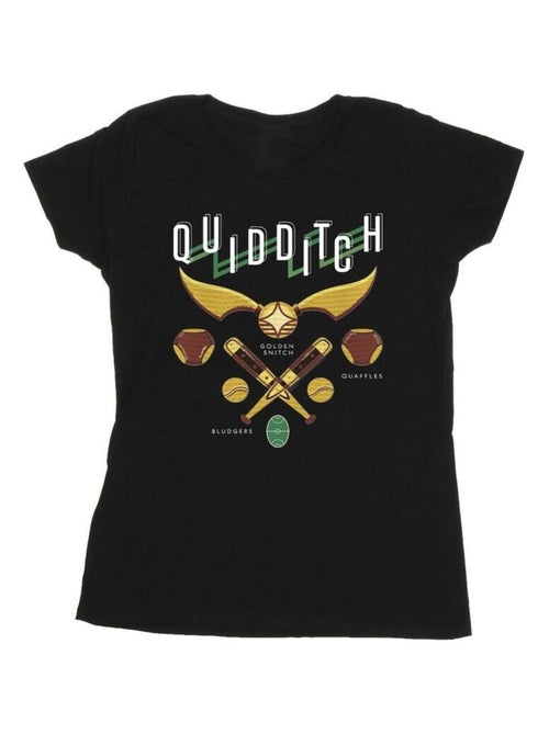 Harry Potter - T-shirt QUIDDITCH BLUDGERS QUAFFLES - Kiabi Harry Potter - T-shirt QUIDDITCH BLUDGERS QUAFFLES - Kiabi