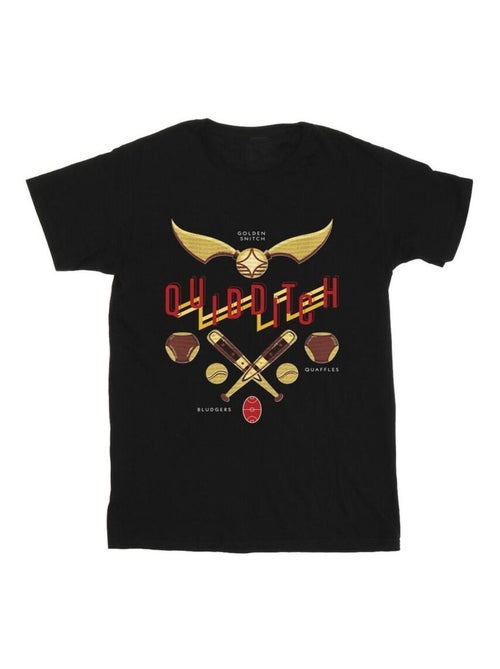 Harry Potter - T-shirt QUIDDITCH GOLDEN SNITCH - Kiabi