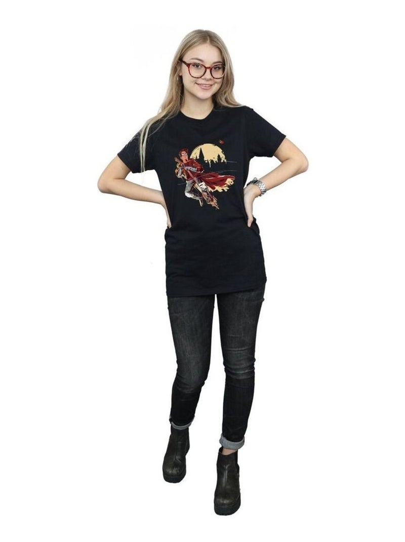 Harry Potter - T-shirt QUIDDITCH SEEKER Noir - Kiabi