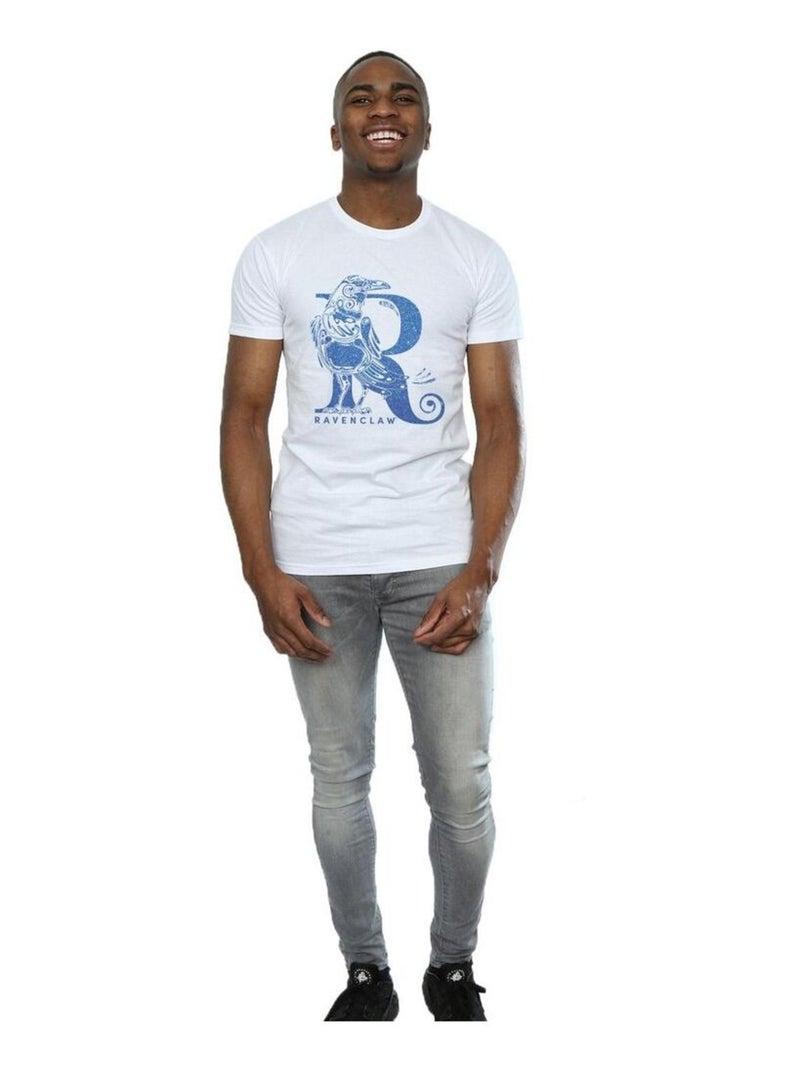 Harry Potter - T-shirt RAVENCLAW Blanc - Kiabi
