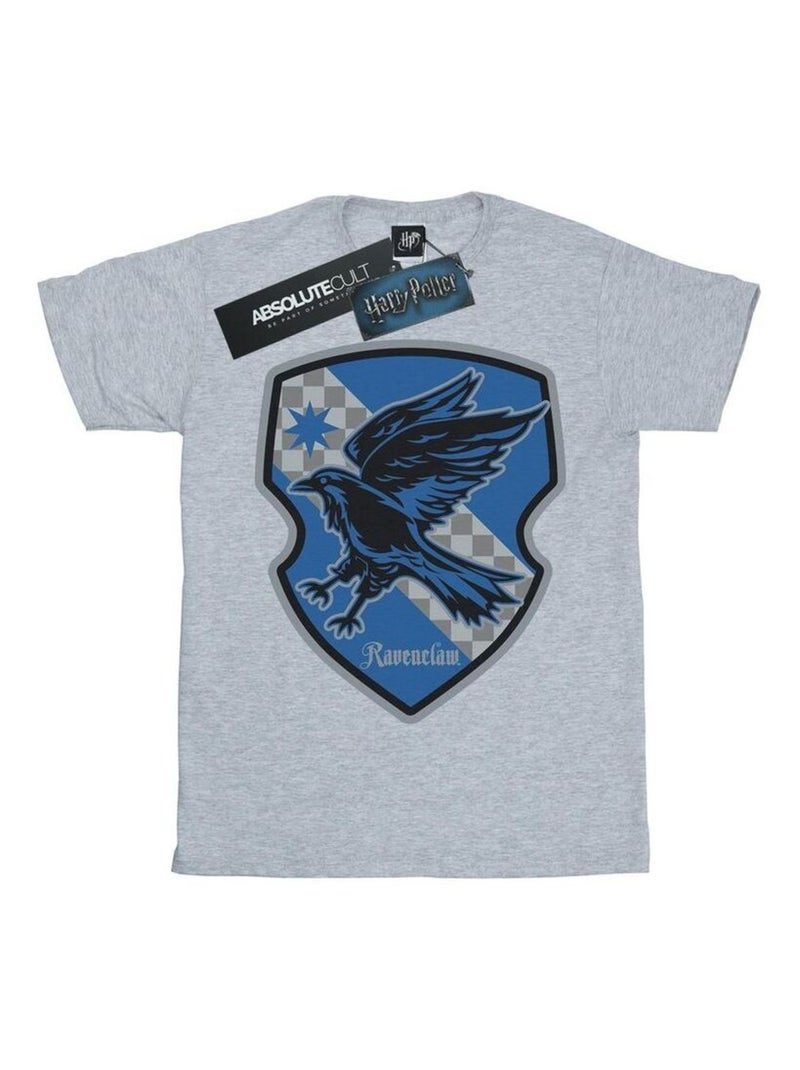 Harry Potter - T-shirt RAVENCLAW Gris chiné - Kiabi
