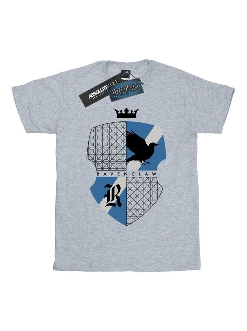 Harry Potter - T-shirt RAVENCLAW Gris chiné - Kiabi