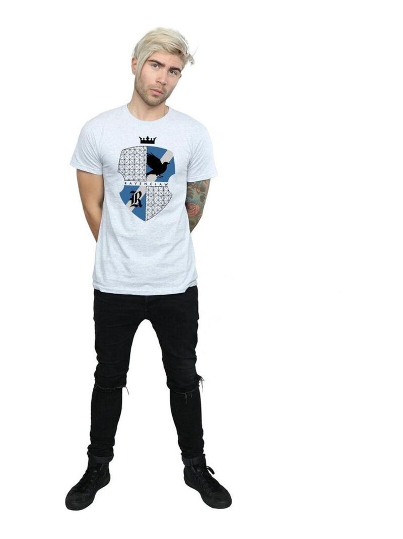 Harry Potter - T-shirt RAVENCLAW Gris chiné - Kiabi