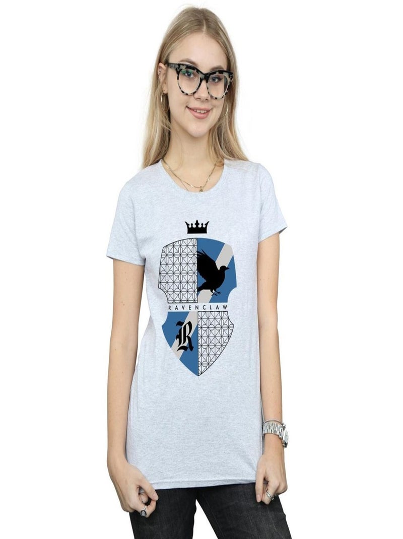 Harry Potter - T-shirt RAVENCLAW Gris chiné - Kiabi