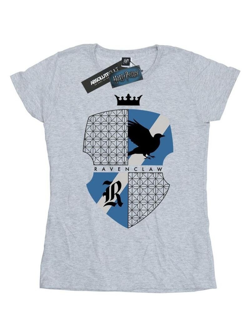 Harry Potter - T-shirt RAVENCLAW Gris chiné - Kiabi