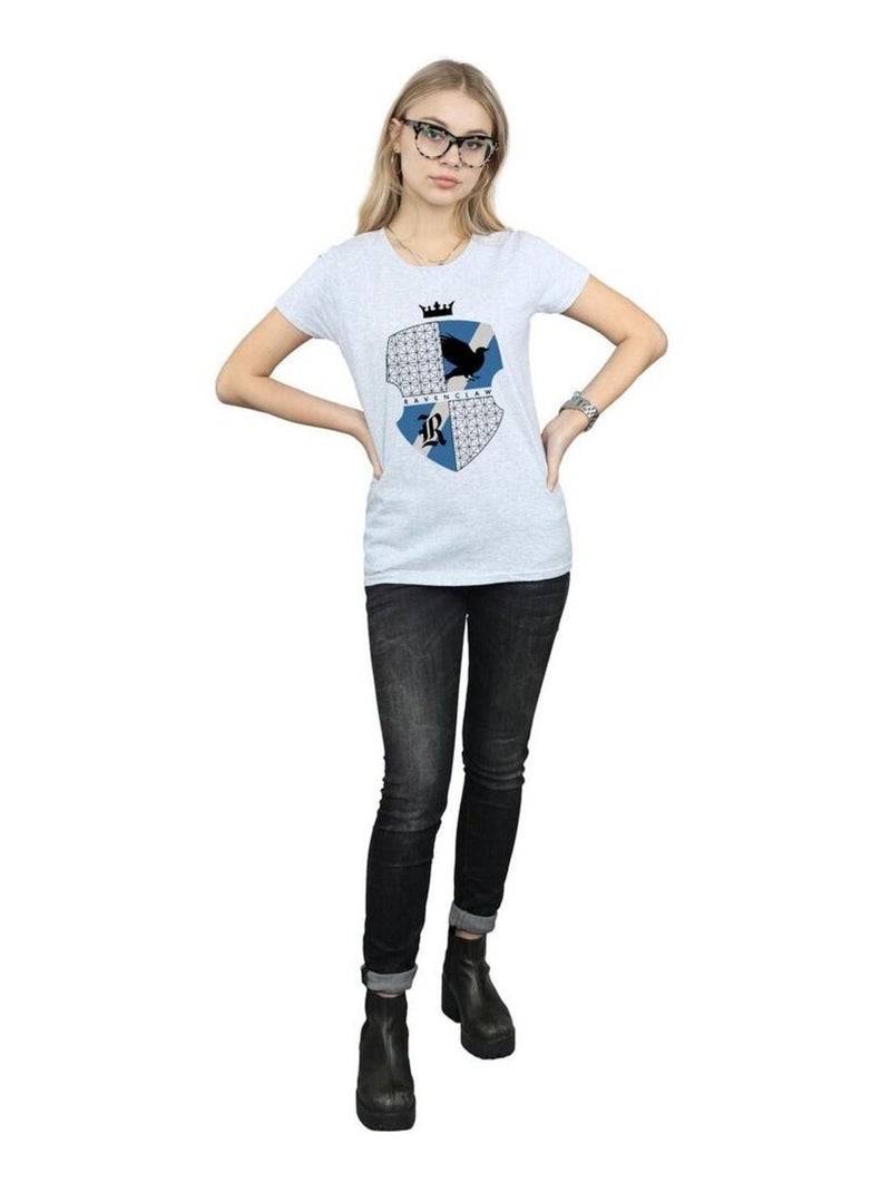 Harry Potter - T-shirt RAVENCLAW Gris chiné - Kiabi