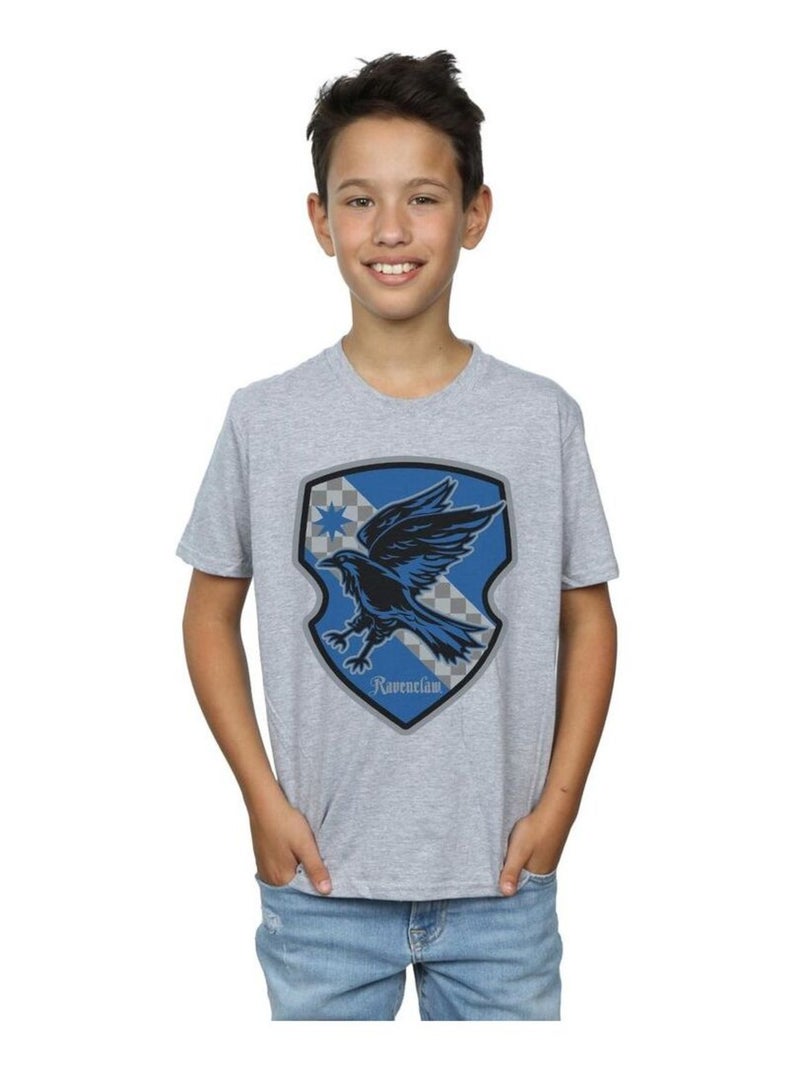 Harry Potter - T-shirt RAVENCLAW Gris chiné - Kiabi