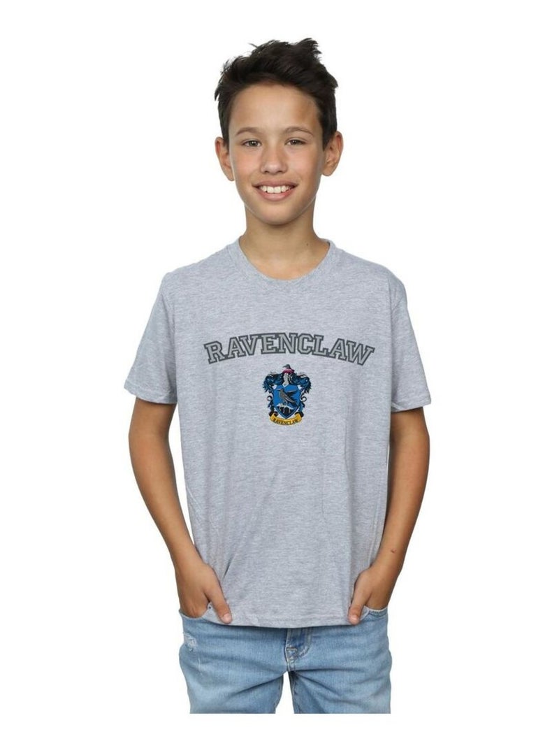 Harry Potter - T-shirt RAVENCLAW Gris chiné - Kiabi