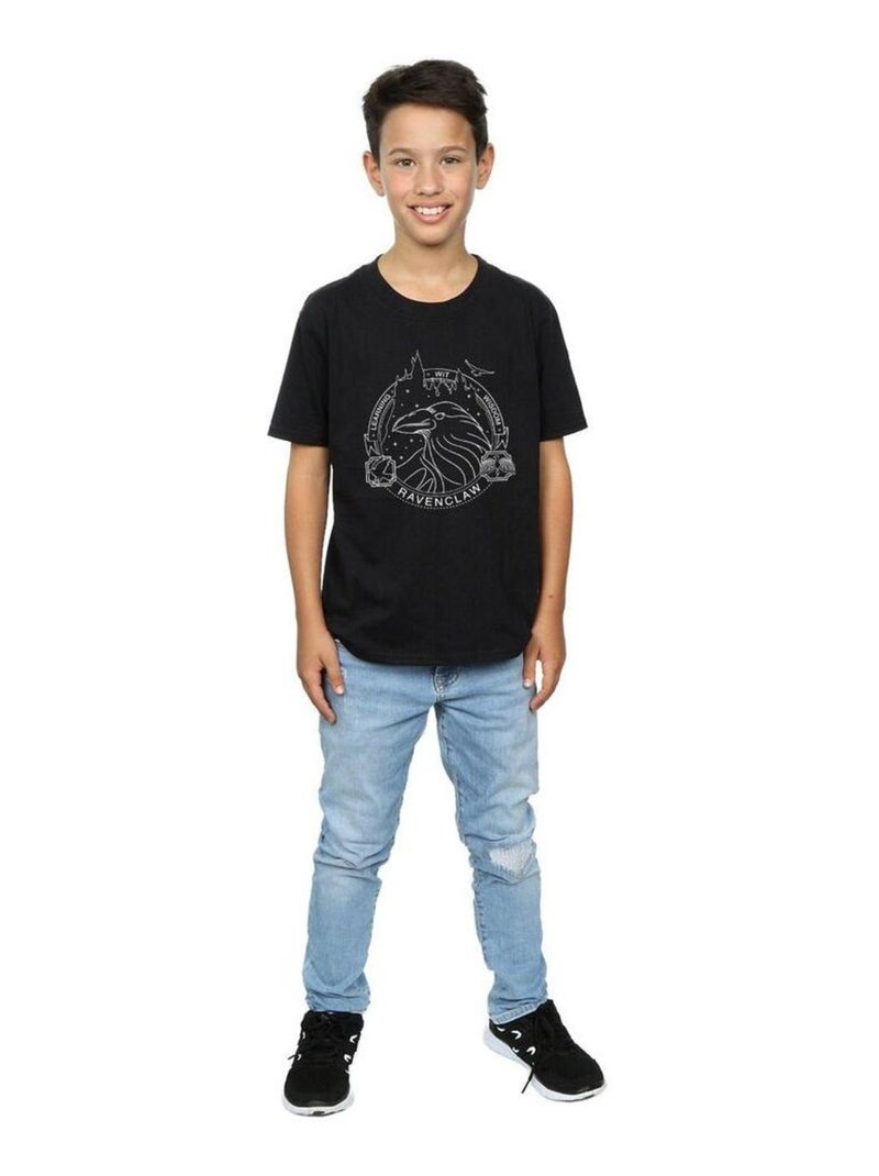 Harry Potter - T-shirt RAVENCLAW Noir - Kiabi