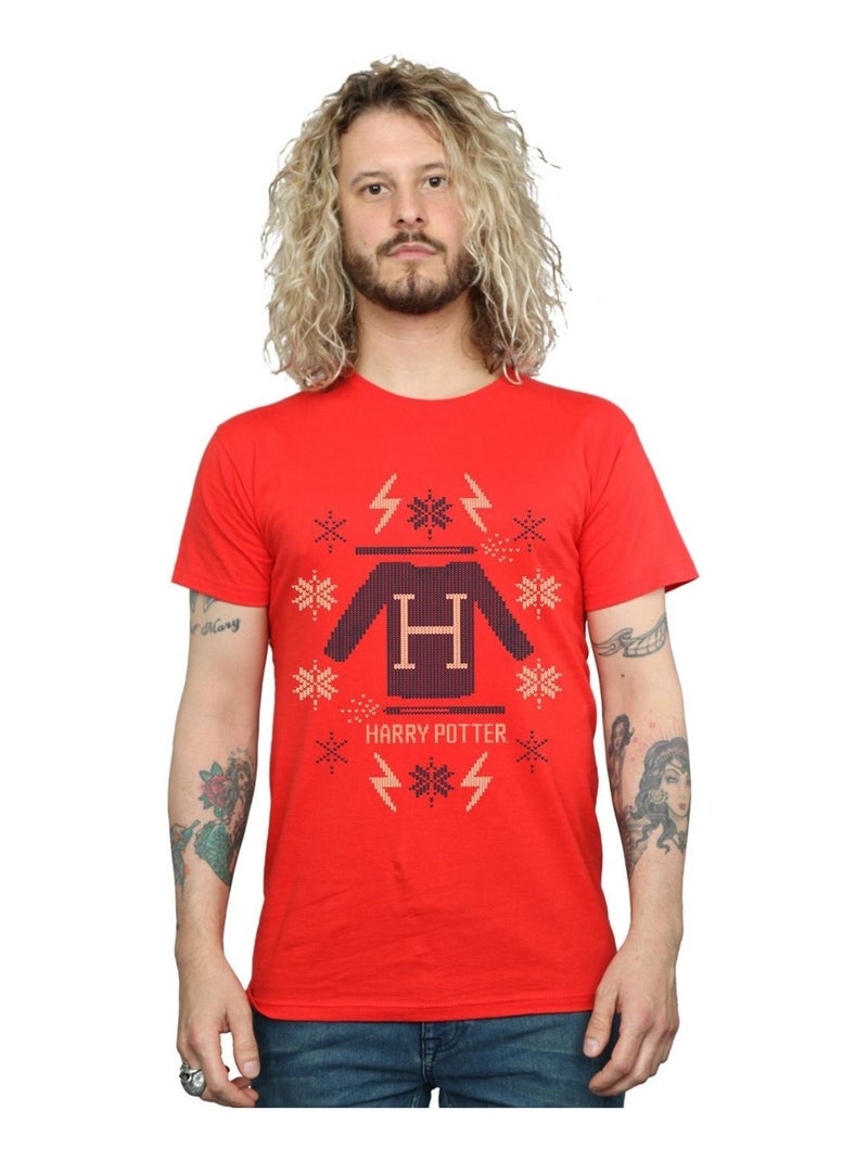 Harry Potter - T-shirt Rouge - Kiabi