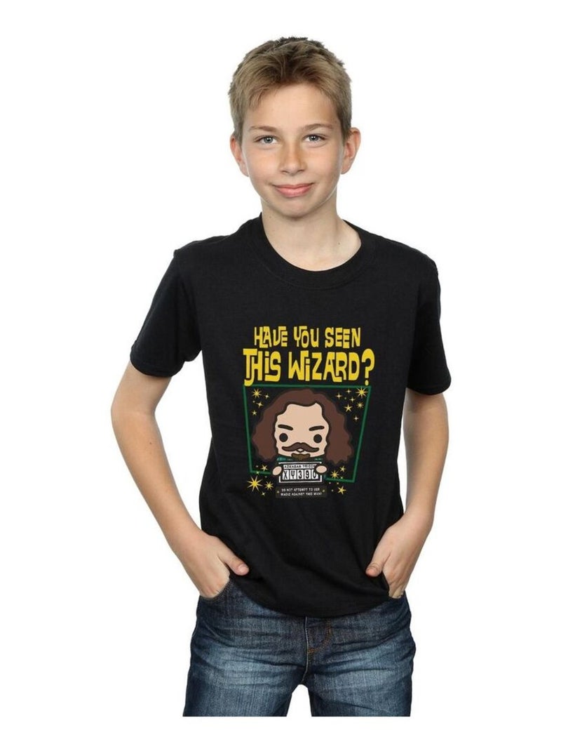 Harry Potter - T-shirt SIRIUS BLACK AZKABAN JUNIOR Noir - Kiabi