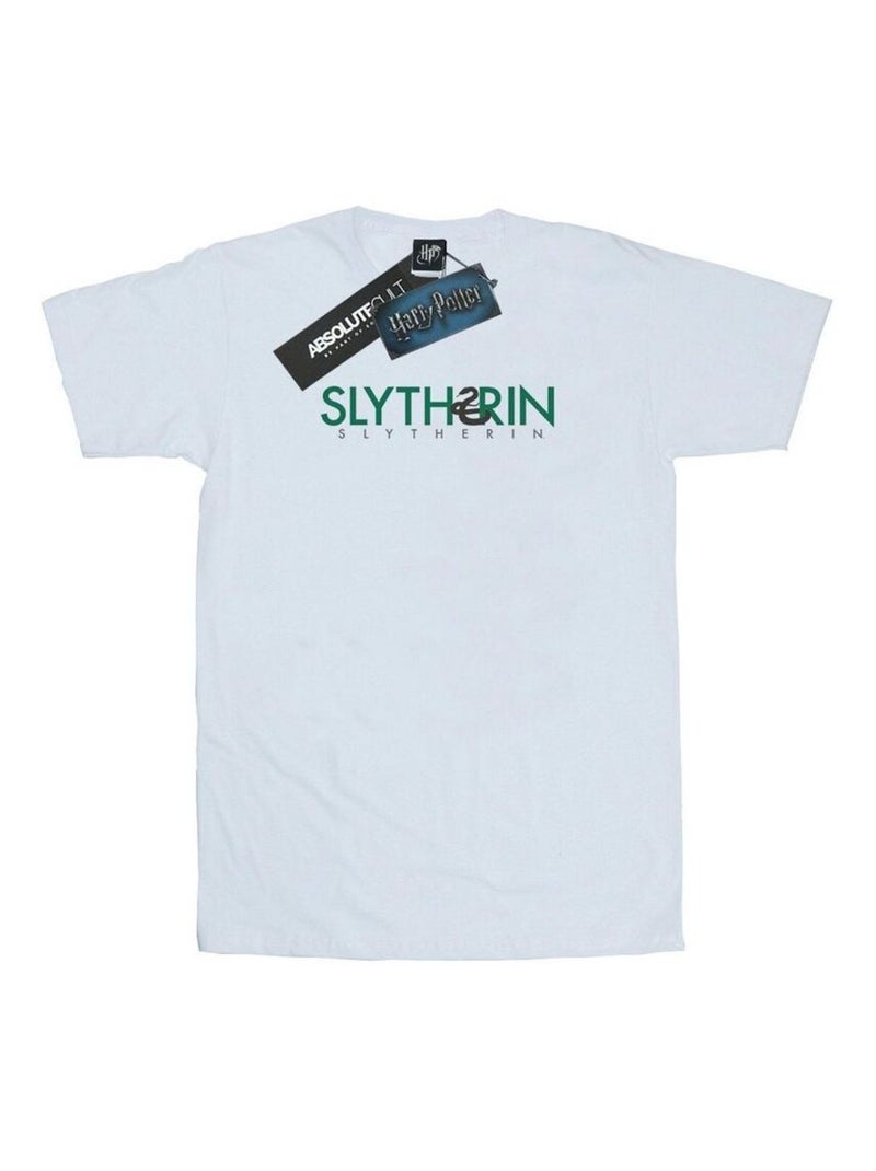 Harry Potter - T-shirt SLYTHERIN Blanc - Kiabi