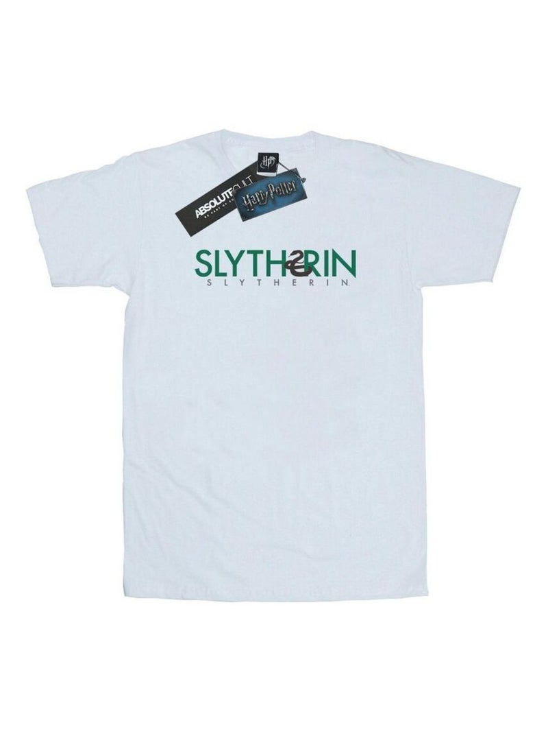 Harry Potter - T-shirt SLYTHERIN Blanc - Kiabi