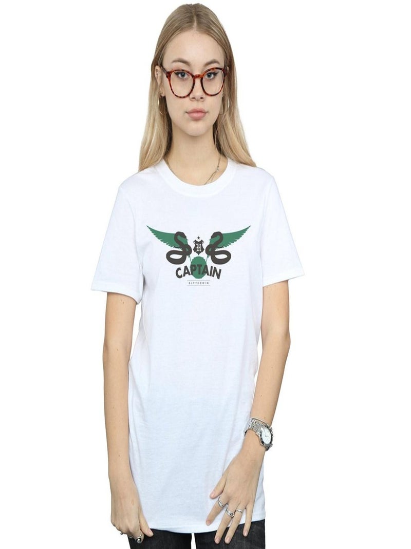 Harry Potter - T-shirt SLYTHERIN Blanc - Kiabi