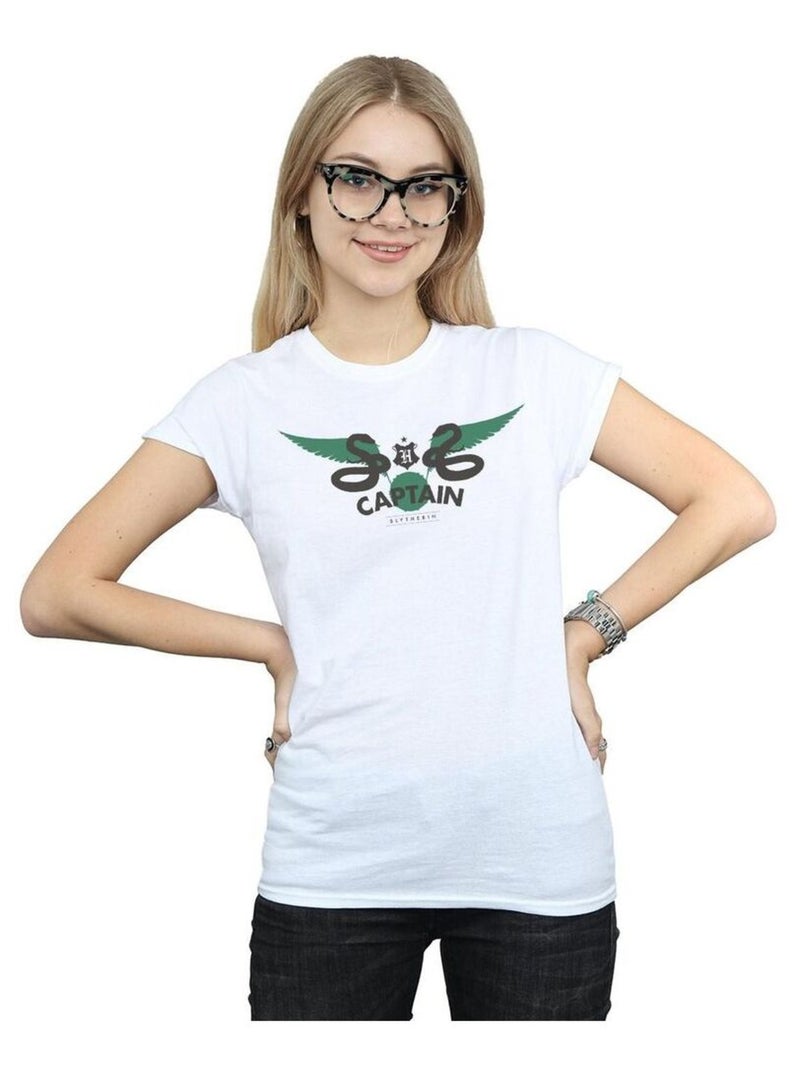 Harry Potter - T-shirt SLYTHERIN Blanc - Kiabi