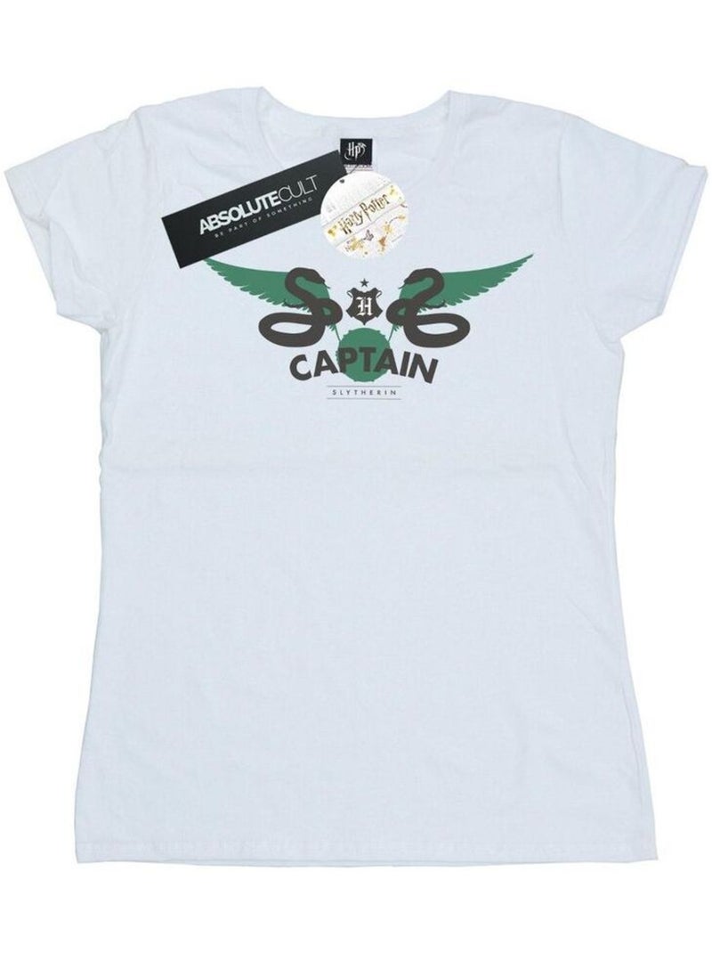 Harry Potter - T-shirt SLYTHERIN Blanc - Kiabi