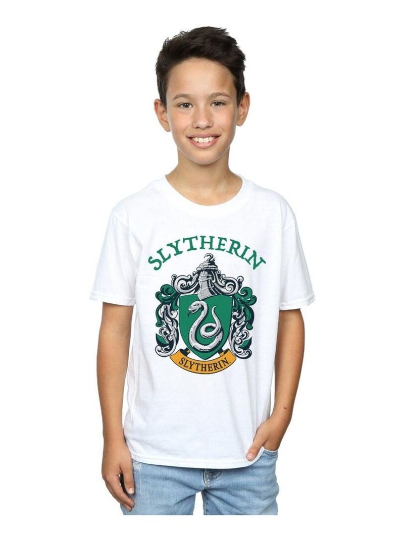 Harry Potter - T-shirt SLYTHERIN Blanc - Kiabi
