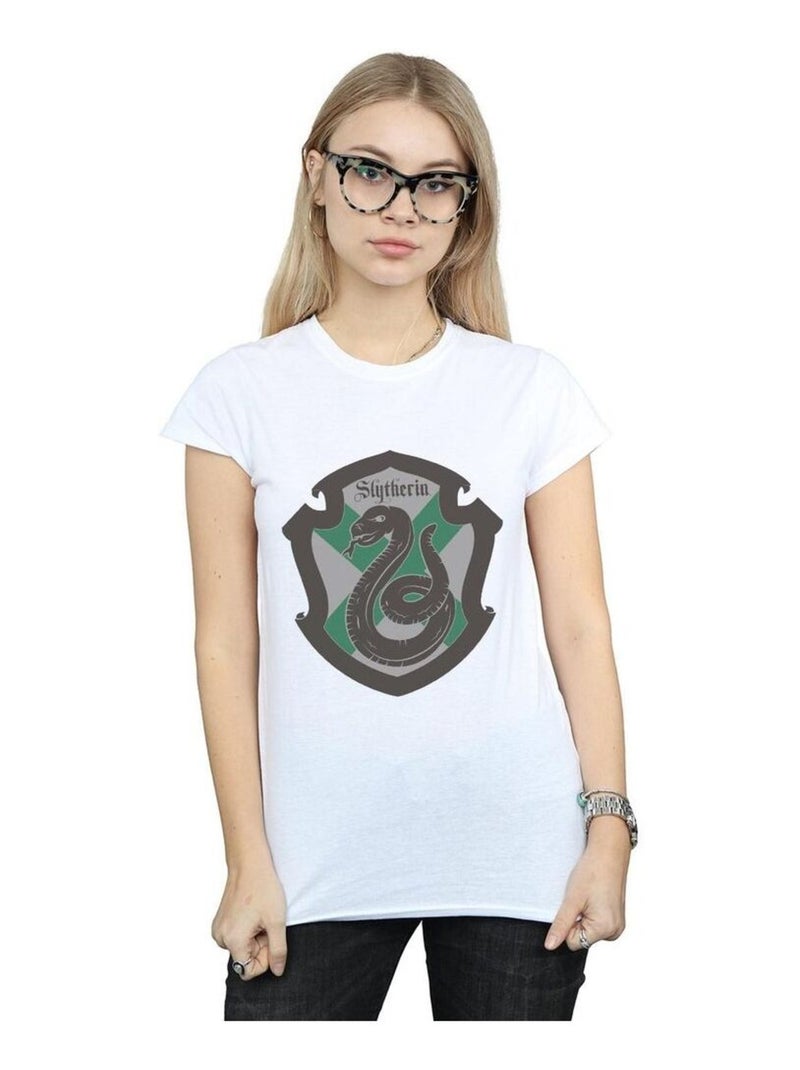 Harry Potter - T-shirt SLYTHERIN Blanc - Kiabi