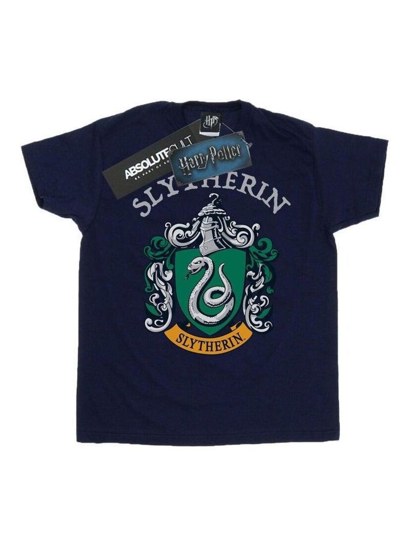 Harry Potter - T-shirt SLYTHERIN Bleu marine - Kiabi