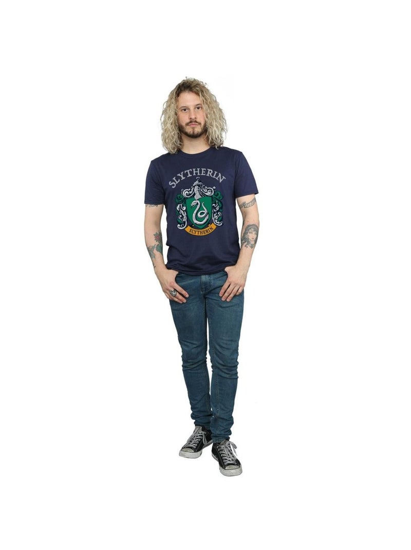 Harry Potter - T-shirt SLYTHERIN Bleu marine - Kiabi