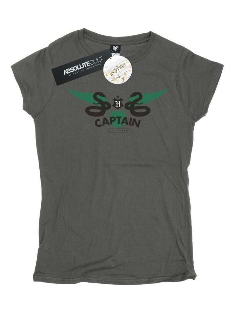 Harry Potter - T-shirt SLYTHERIN Gris Noir - Kiabi