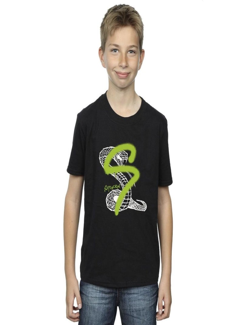 Harry Potter - T-shirt SLYTHERIN Noir - Kiabi