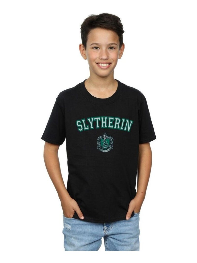 Harry Potter - T-shirt SLYTHERIN Noir - Kiabi