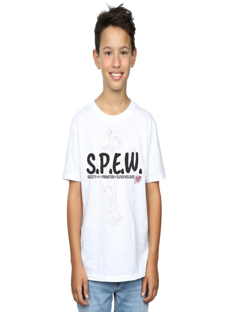 Harry Potter - T-shirt SPEW Blanc - Kiabi