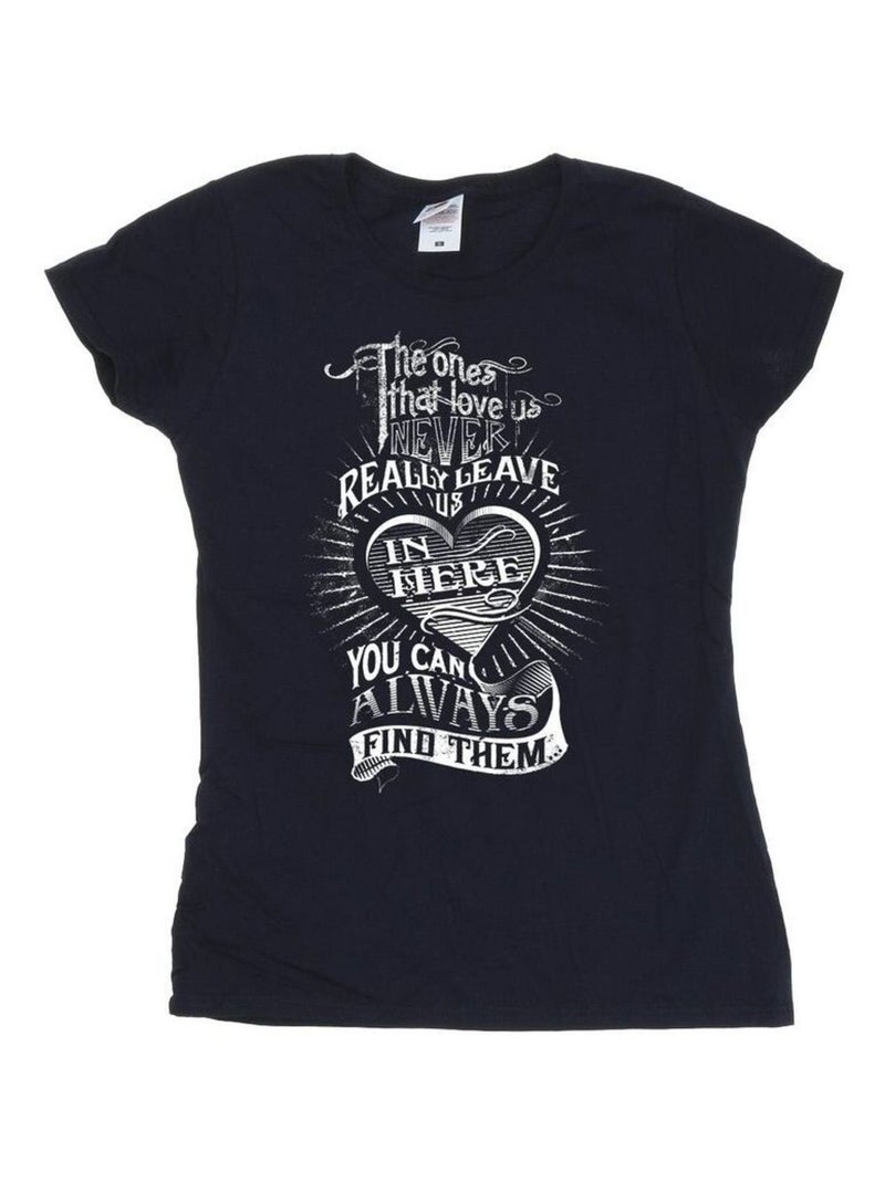Harry Potter - T-shirt THE ONES THAT LOVE US Bleu marine - Kiabi