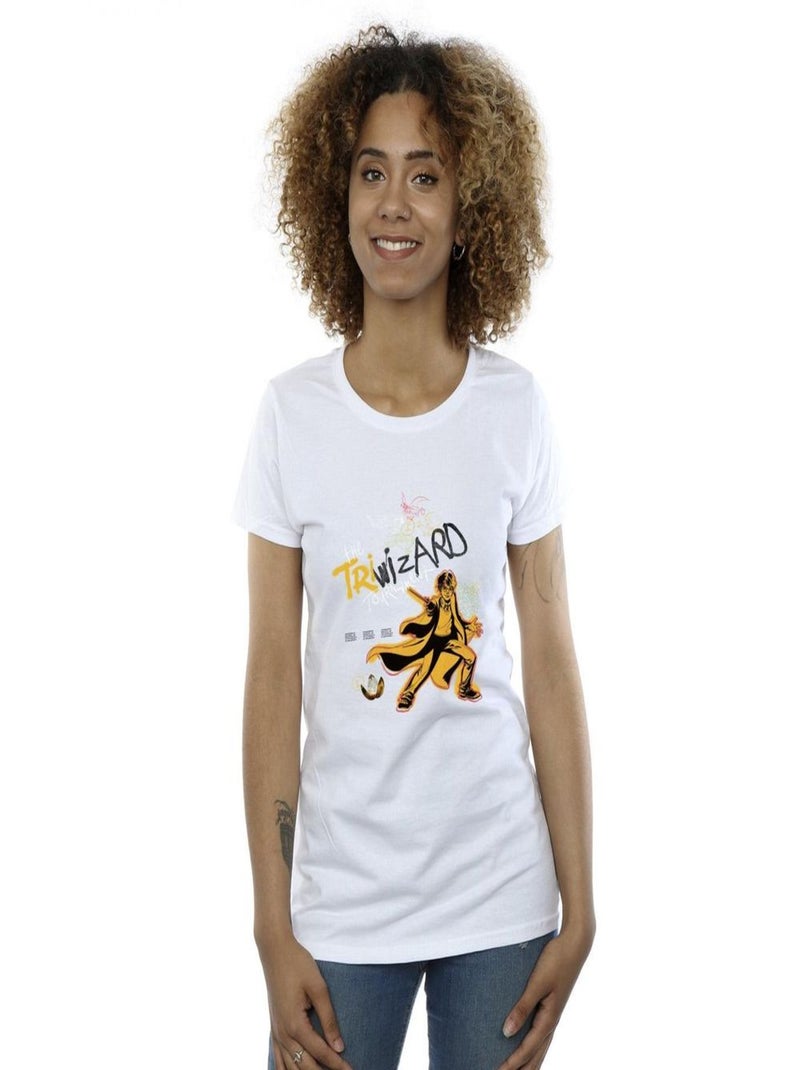 Harry Potter - T-shirt TRIWIZARD Blanc - Kiabi
