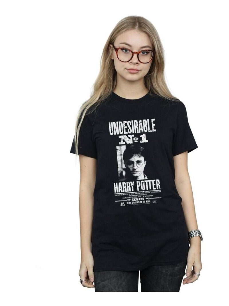 Harry Potter - T-shirt UNDESIRABLE NO. Noir - Kiabi