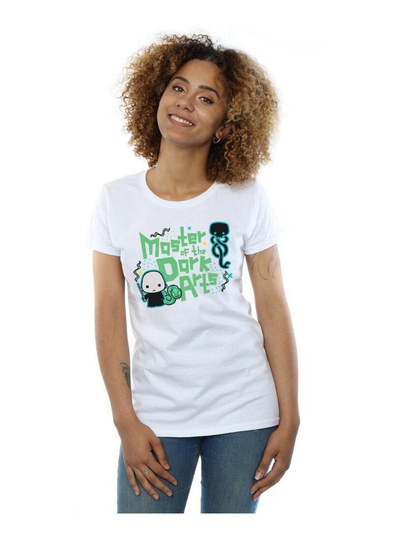 Harry Potter - T-shirt VOLDEMORT DARK ARTS JUNIOR Blanc - Kiabi