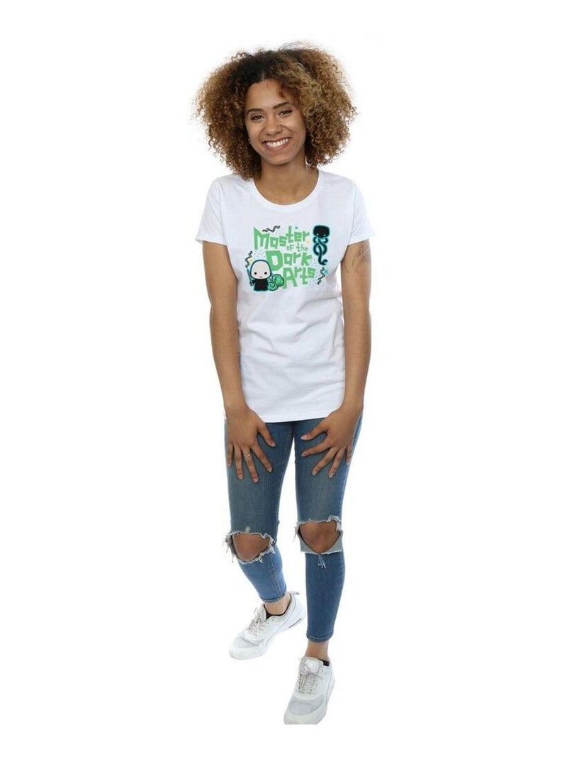 Harry Potter - T-shirt VOLDEMORT DARK ARTS JUNIOR Blanc - Kiabi