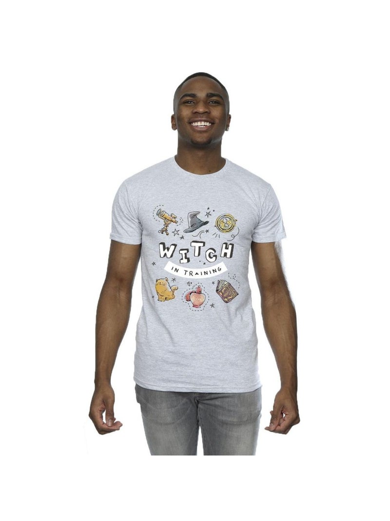 Harry Potter - T-shirt WITCH IN TRAINING Gris chiné - Kiabi