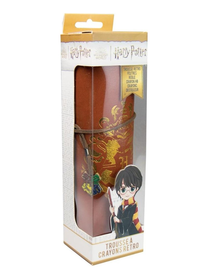 Harry Potter - Trousse a crayons retro N/A - Kiabi