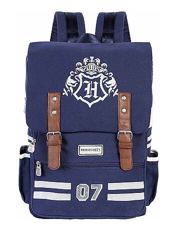 Harry Potter Academy Sac à dos Oxford, Bleu Foncé