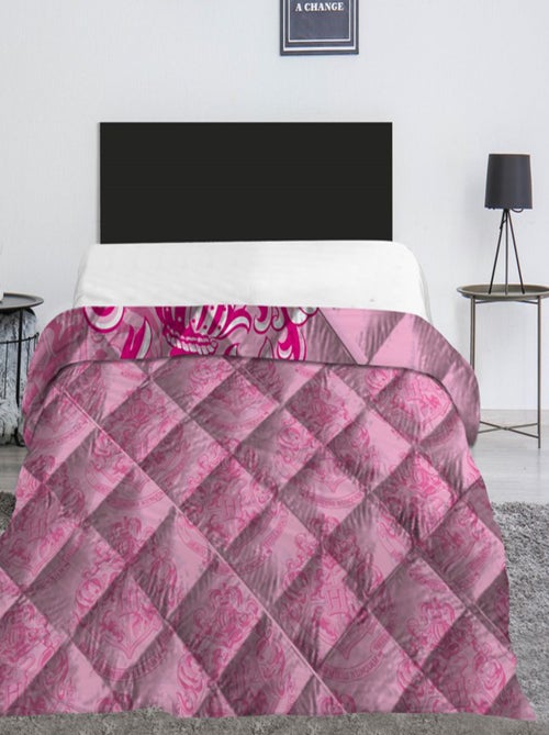 Harry Potter, Couette Matelassée Imprimée Réversible, BLASONS ROSE - Kiabi