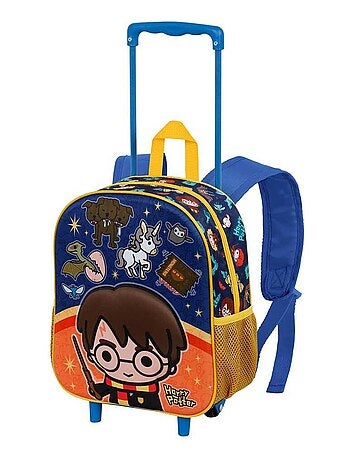 Harry Potter Crest Sac à dos 3D à Roulettes Petit, Orange
