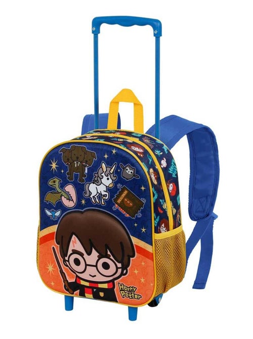 Harry Potter Crest Sac à dos 3D à Roulettes Petit, Orange - Kiabi