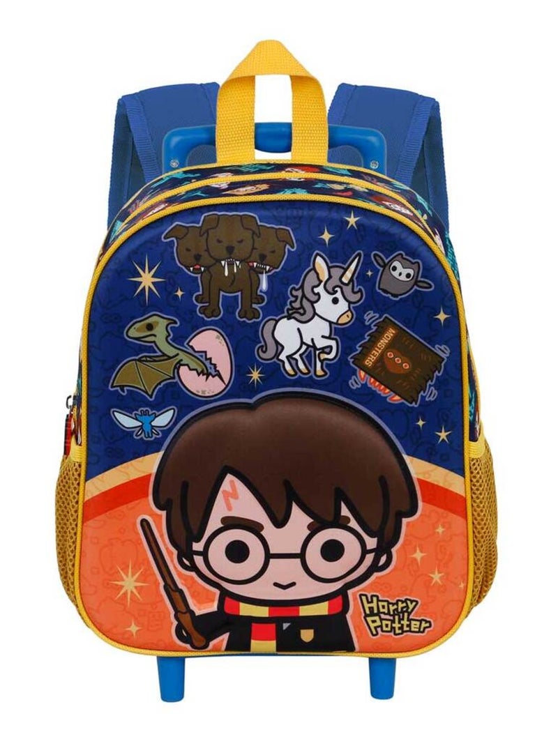 Harry Potter Crest Sac à dos 3D à Roulettes Petit, Orange Orange - Kiabi