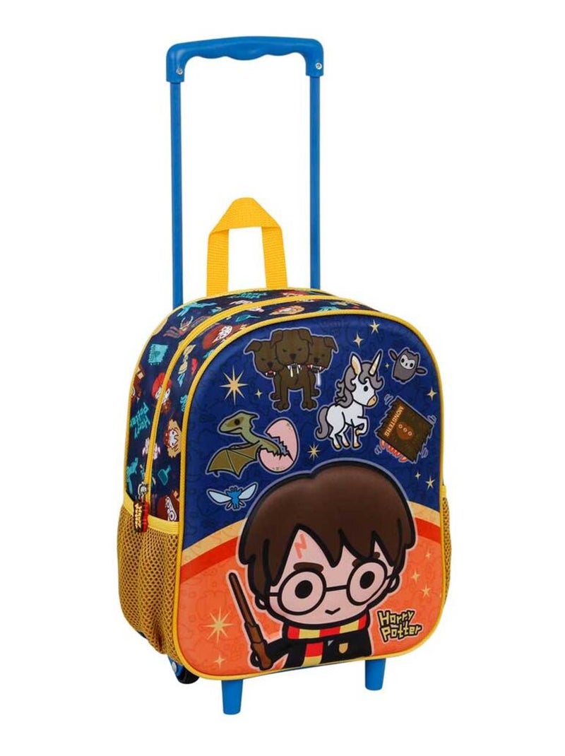 Harry Potter Crest Sac à dos 3D à Roulettes Petit, Orange Orange - Kiabi