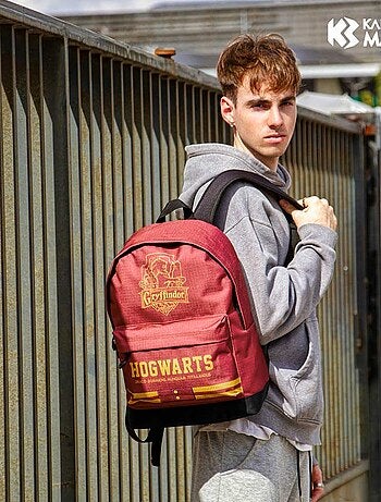 Harry Potter Gryffindor Sac à dos HS FAN 2.2, Rouge