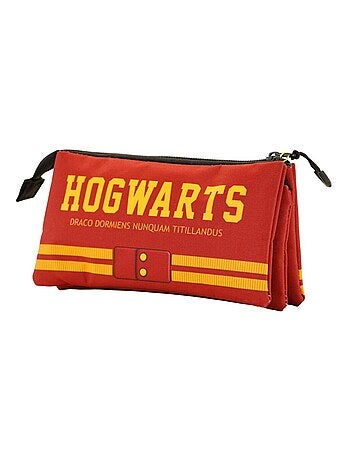 Harry Potter Gryffindor Trousse Triple, Rouge