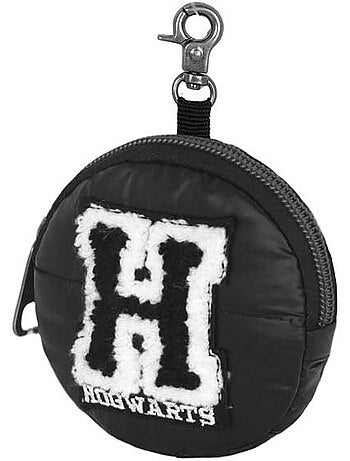 Harry Potter H Porte-monnaie Cookie Padding, Noir