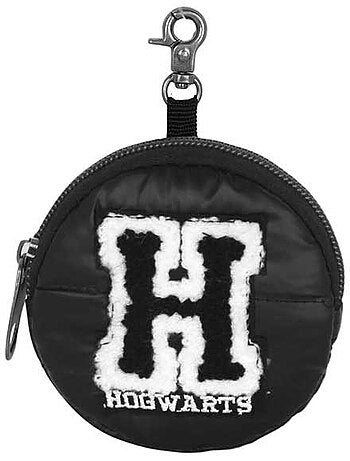Harry Potter H Porte-monnaie Cookie Padding, Noir