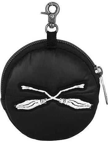 Harry Potter H Porte-monnaie Cookie Padding, Noir