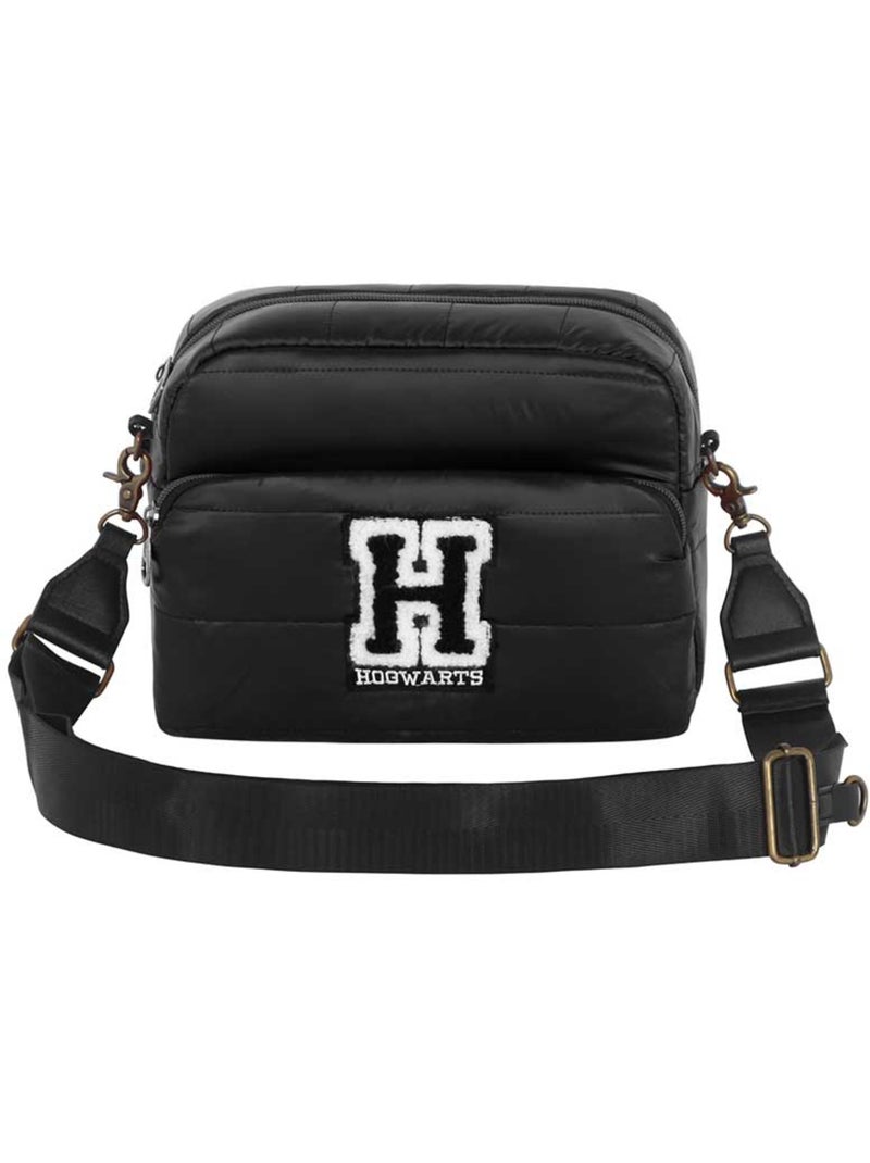 Harry Potter H Sac à Bandoulière IBiscuit Padding, Noir Noir - Kiabi