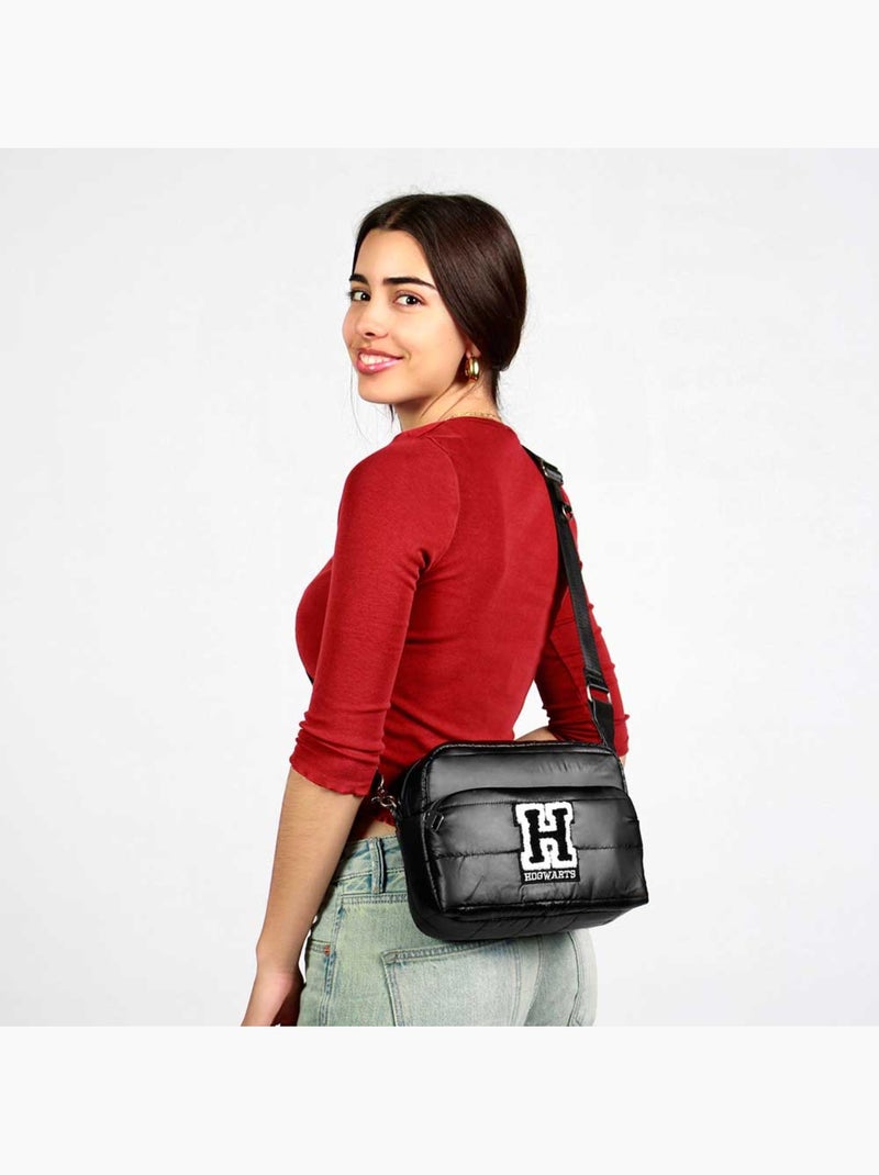 Harry Potter H Sac à Bandoulière IBiscuit Padding, Noir Noir - Kiabi