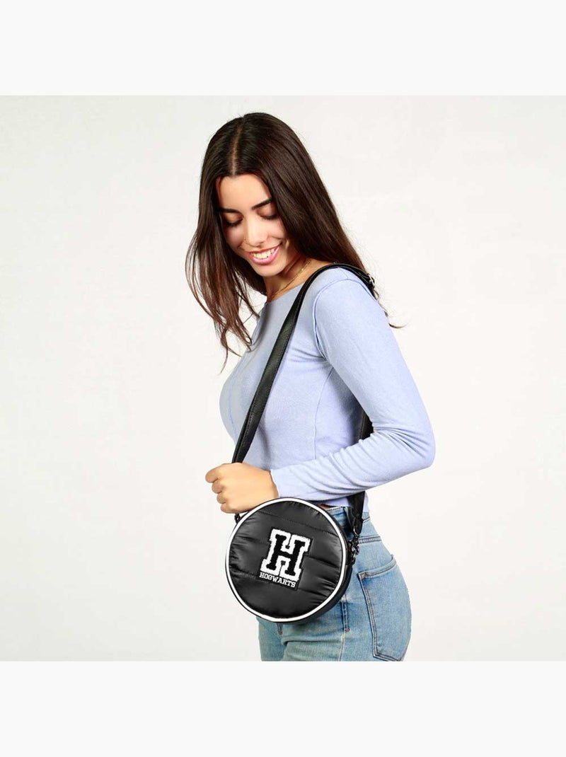 Harry Potter H Sac à Bandoulière Rond Padding, Noir Noir - Kiabi